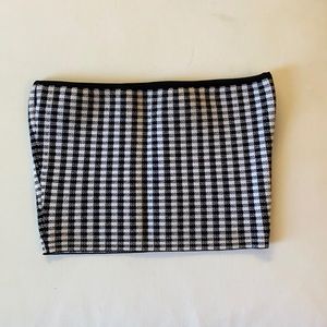 Aritzia checkered tube top